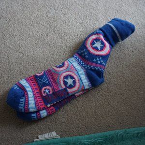 Pink and Blue Captain America Marvel Socks